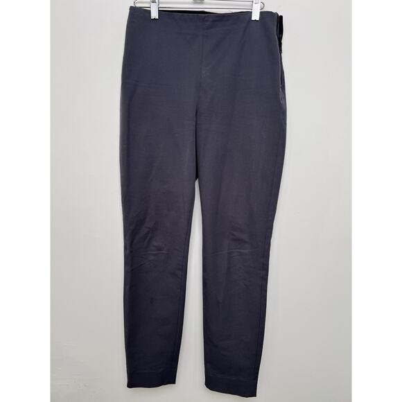 Everlane Size 6 The Side-Zip Stretch Gray Cotton Pant Cropped Length Women's - Picture 1 of 8